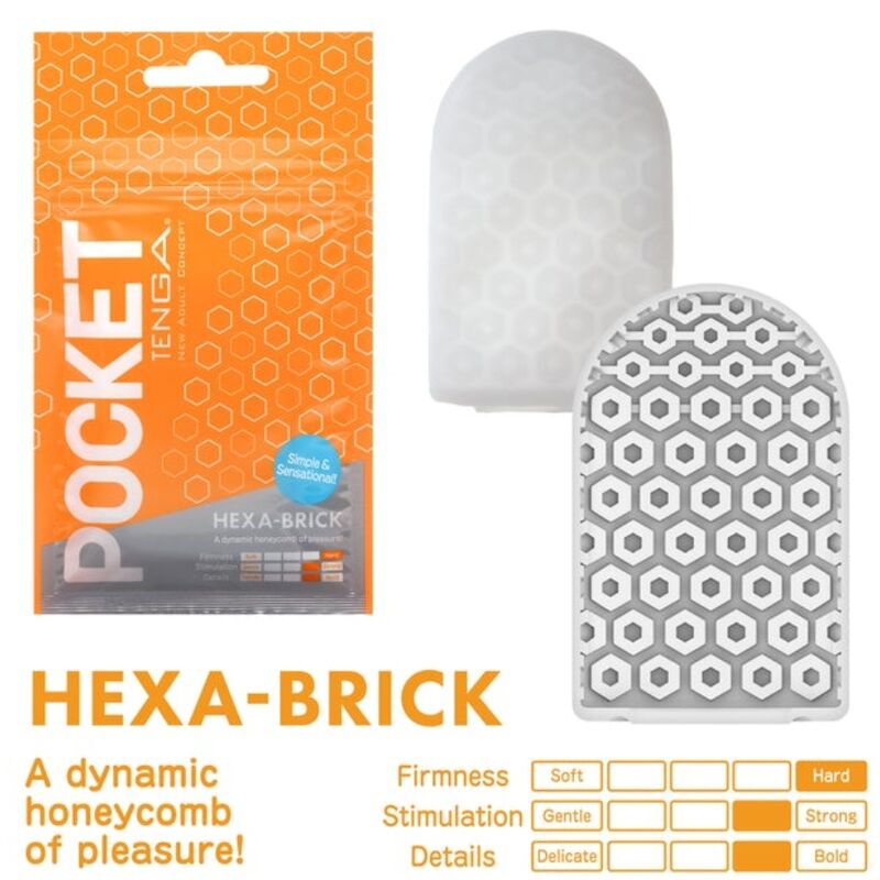 Tenga Hexa Brick Pocket Stroker 6 tenga hexa brick pocket stroker 4570030974900