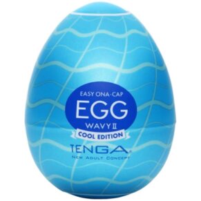 Tenga Wavy Ii Cool Edition Masturbator Egg 4570030975013